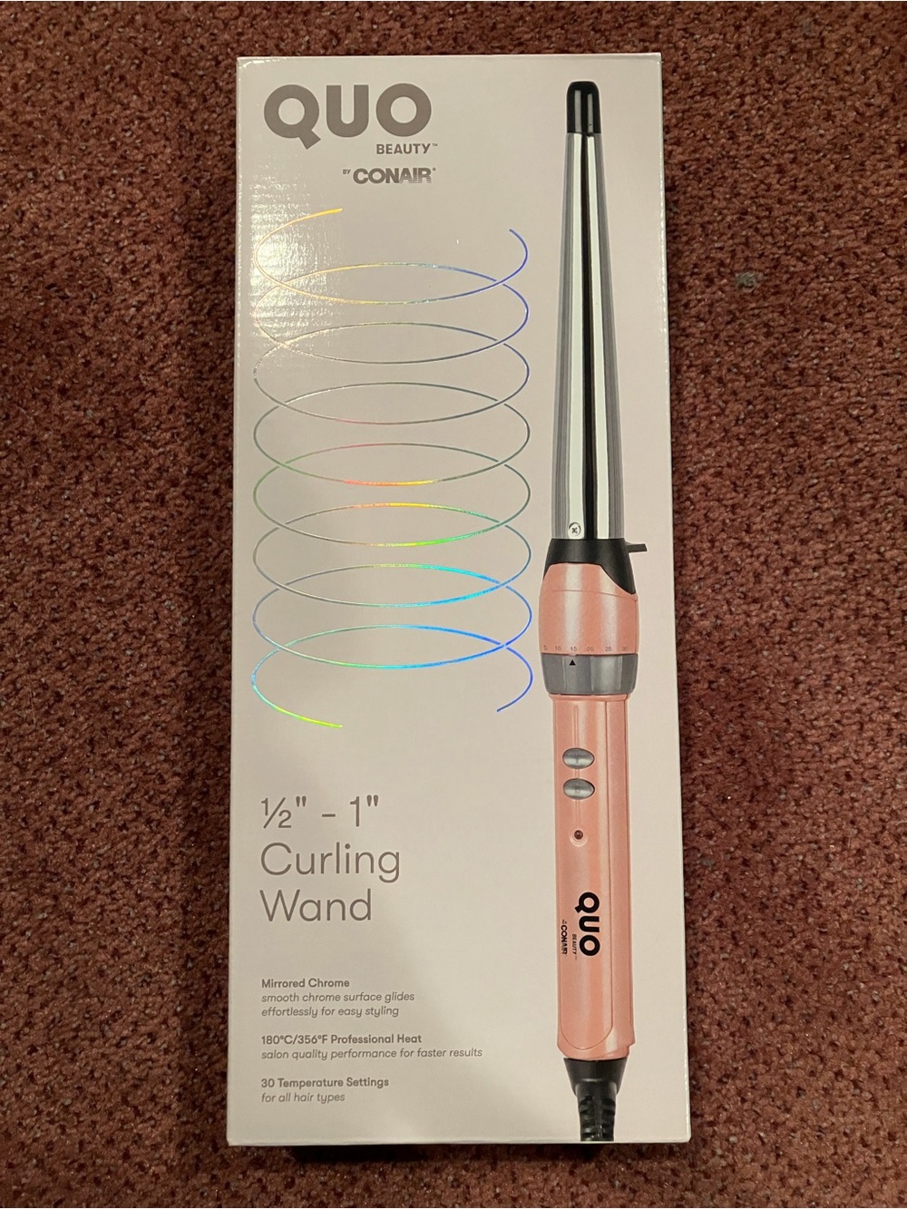 Quo Curling Wand - 1/2"-1"